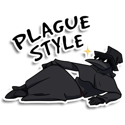 Эмодзи Plague doctor Pestkatze