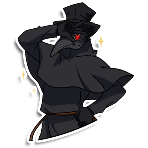 Эмодзи Plague doctor Pestkatze