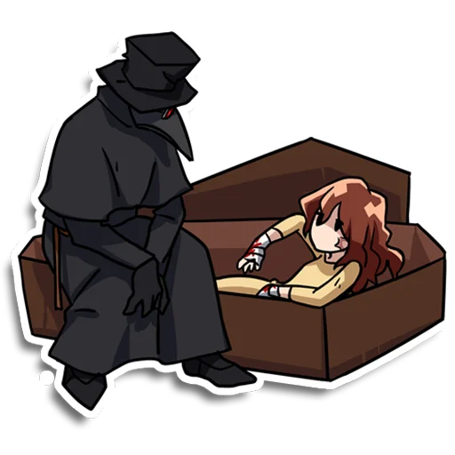 Эмодзи Plague doctor Pestkatze