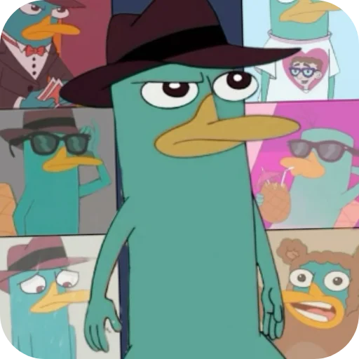 Эмодзи Перри Утконос