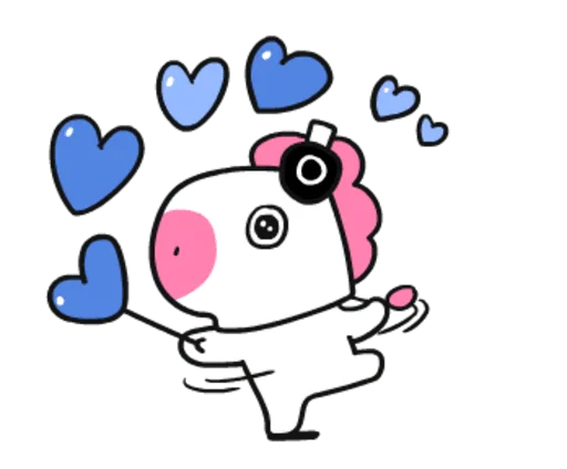 Эмодзи ? Pink BT21