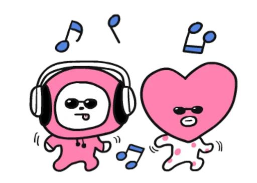 Эмодзи ? Pink BT21