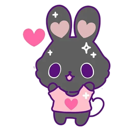 Эмодзи Pink Bunny