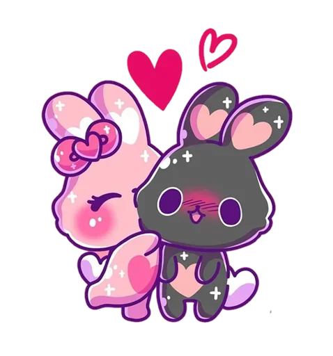 Эмодзи Pink Bunny