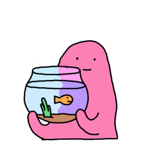 Эмодзи Pink Guy