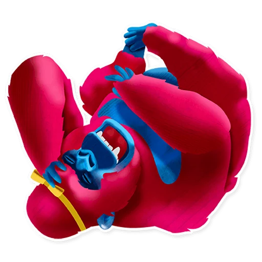 Эмодзи Pink Gorilla
