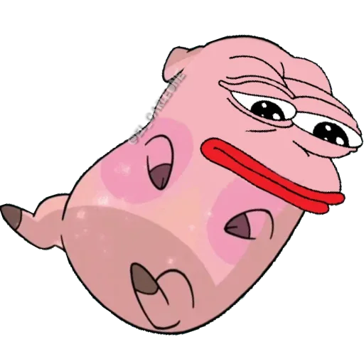 Эмодзи Pink Pepe