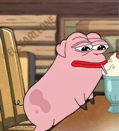 Эмодзи Pink Pepe