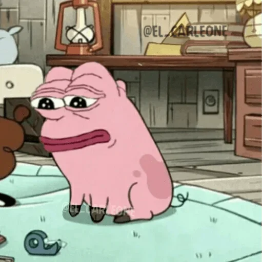 Эмодзи Pink Pepe