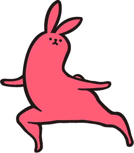 Эмодзи Pink Rabbit