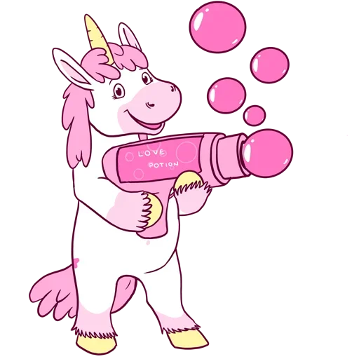 Эмодзи Pink Unicorn
