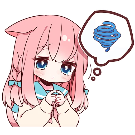 Эмодзи Розовая киса 2