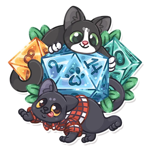 Эмодзи PinkyPawDice