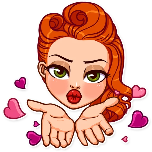 Эмодзи Pin up Girl
