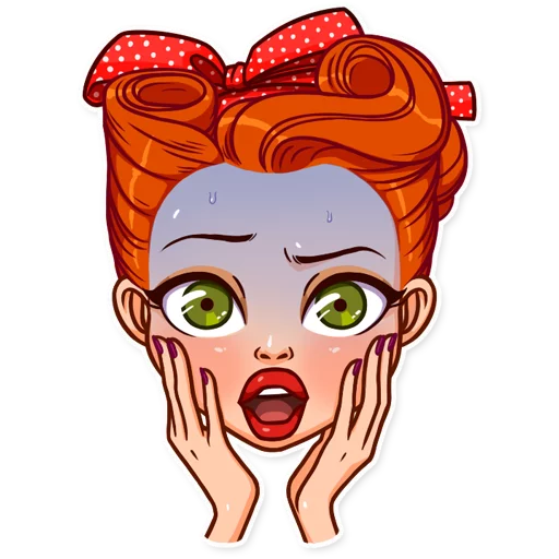 Эмодзи Pin up Girl