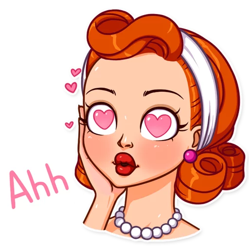 Эмодзи Pin up Girl