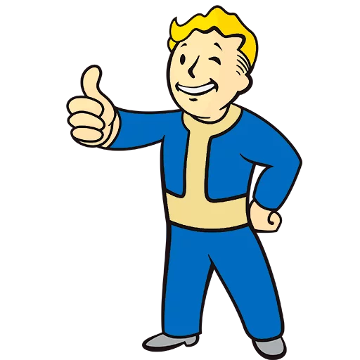 Эмодзи Fallout Vault Boy