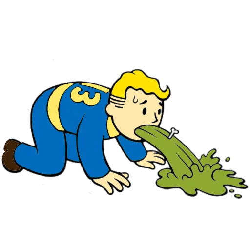 Эмодзи Fallout Vault Boy