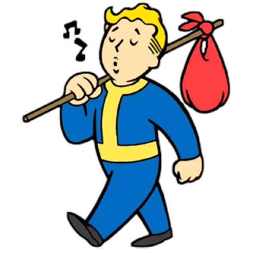 Эмодзи Fallout Vault Boy