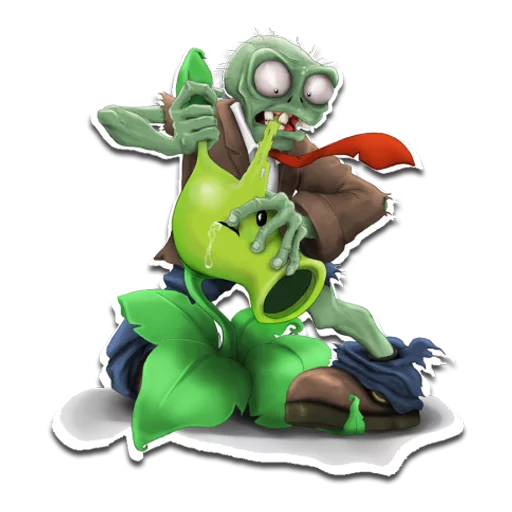 Эмодзи Plants vs Zombies