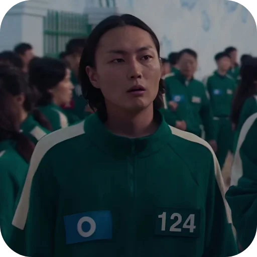 Эмодзи Squid Game Player 124