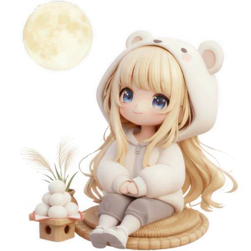 Эмодзи Медведица тян