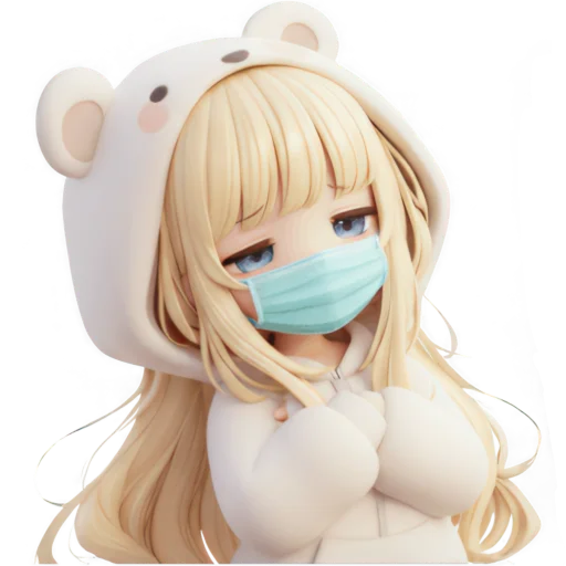 Эмодзи Медведица тян