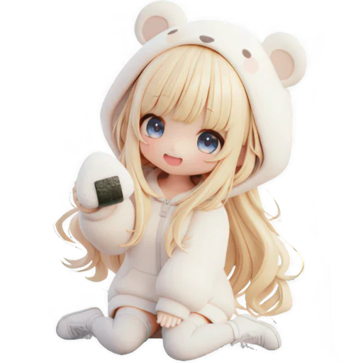 Эмодзи Медведица тян