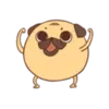 Эмодзи Poggo the Pug (FULL) [英文]