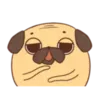 Эмодзи Poggo the Pug (FULL) [英文]