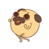 Эмодзи Poggo the Pug (FULL) [英文]