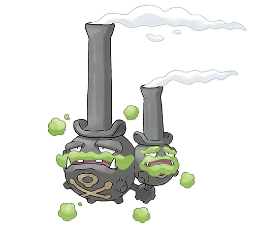 Эмодзи Pokemon Koffing