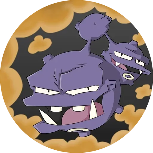 Эмодзи Pokemon Koffing