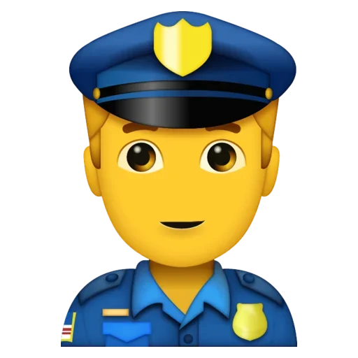 Эмодзи Police Stickers