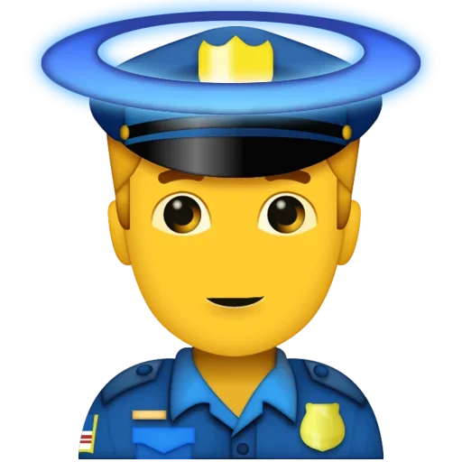 Эмодзи Police Stickers
