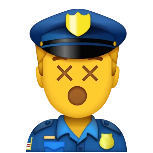 Эмодзи Police Stickers