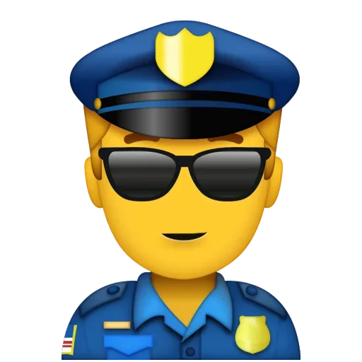 Эмодзи Police Stickers