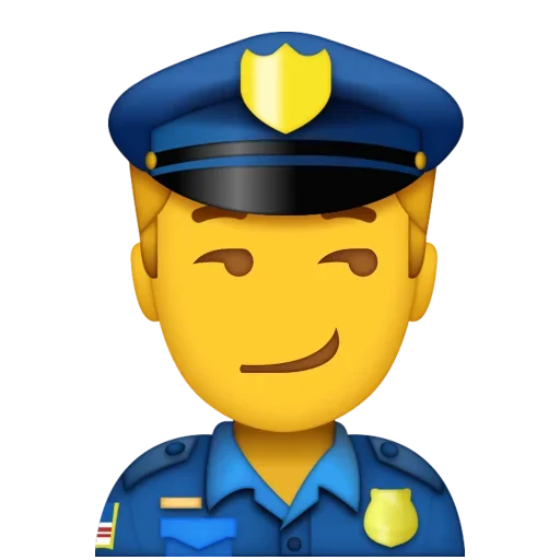 Эмодзи Police Stickers