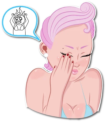 Эмодзи Полный Рот Забот