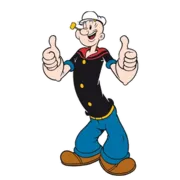 Эмодзи Моряк Папай