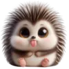 Эмодзи Ежик милый
