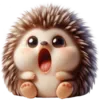 Эмодзи Ежик милый