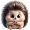 Эмодзи Ежик милый