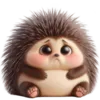 Эмодзи Ежик милый