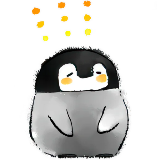 Эмодзи Позитивные пингвины