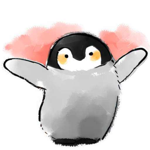 Эмодзи Позитивные пингвины