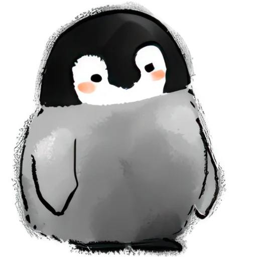 Эмодзи Позитивные пингвины