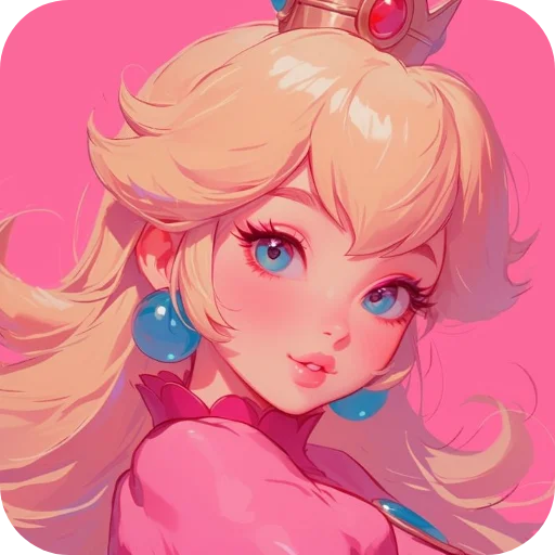 Эмодзи Princess Peach