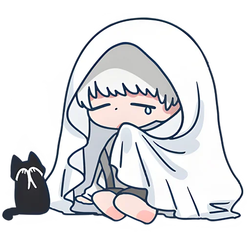 Эмодзи Мини призрак