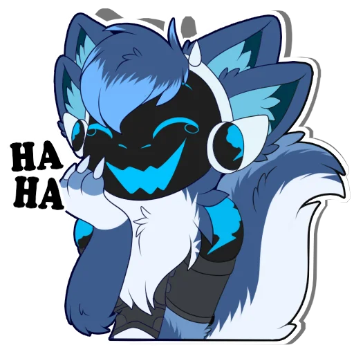 Эмодзи Zephy The Protogen